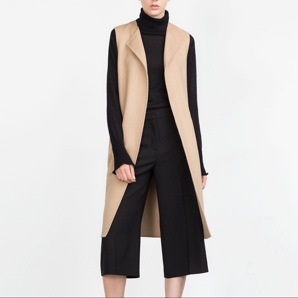 🍄 Zara Black Roll Neck Turtleneck Sweater Jumper